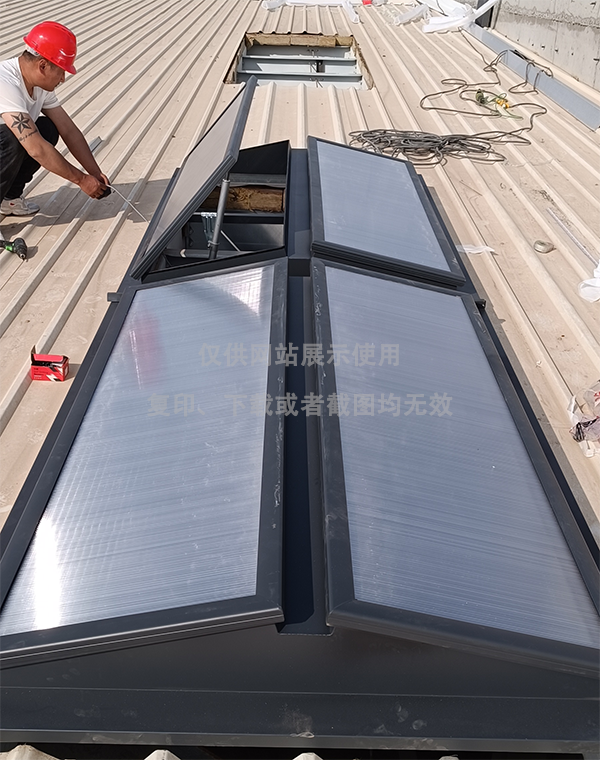 兰州王老吉生产车间沙坡头排烟天窗