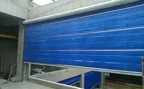 大型物流园区完成沙坡头防火门整体安装工程